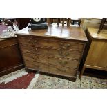 Georgian mahogany bachelor chest - W=99cm H=84cm D=56cm