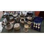 Collection of metal ware