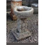 Stone bird bath - H=51cm