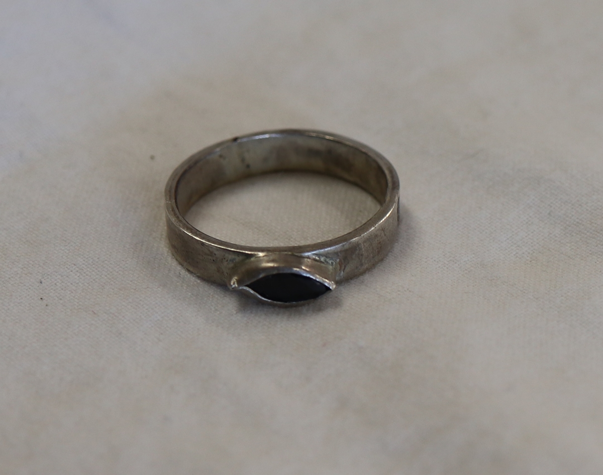 Handmade silver ring