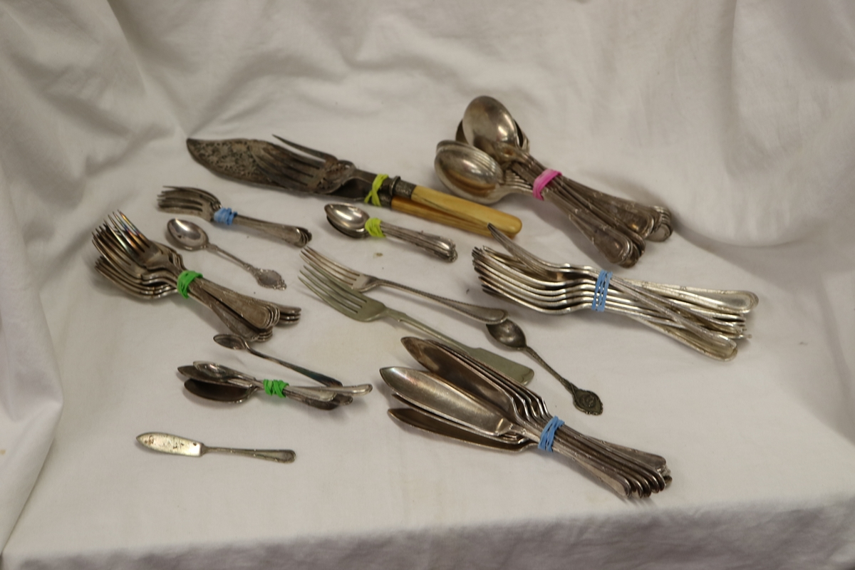 Collection of flatware