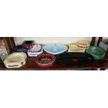 Collection of vintage ashtrays