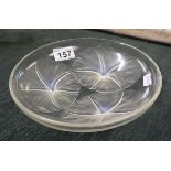 Glass bowl by Lalique - Approx diameter 21.5cm