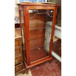 Display cabinet on cabriole feet