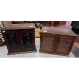 2 smokers cabinets