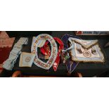 Collection of Masonic regalia