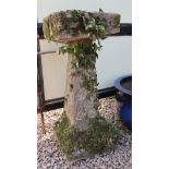 Early stone bird bath - Approx H: 73cm