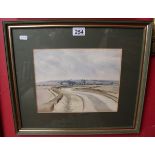 Watercolour signed Edward Vulliamy dated 1921