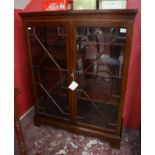 Mahogany astra glazed bookcase