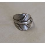 Handmade silver ring