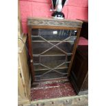 Astragal glazed mahogany display cabinet