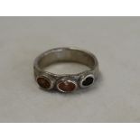 Handmade silver ring