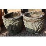 Pair of stone planters