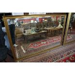 Large gilt framed mirror - Overall approx W: 154cm x H: 102cm