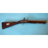 Flintlock Blunderbuss - Barrel marked Johnson and action in good working order