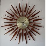 Seth Thomas sun burst clock