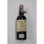 Bottle of Vintage port - 1963 Alto Douro