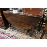 Antique oak gateleg table