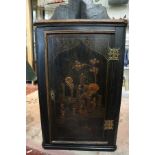 Oriental corner cupboard