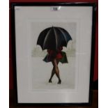 Signed print - Last Minute Bargains by Graham McKeon - Approx image size W: 30cm x H: 45cm