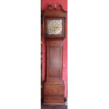 Long cased clock with 8 day movement by Glover of Worcester - Approx H: 217cm