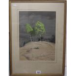 Print of tree - Approx image size W: 29cm x H: 39.5cm