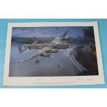 RAF Print - Eye of the Storm the Dambusters by Philip West L/E print 83 of 350 signed by the