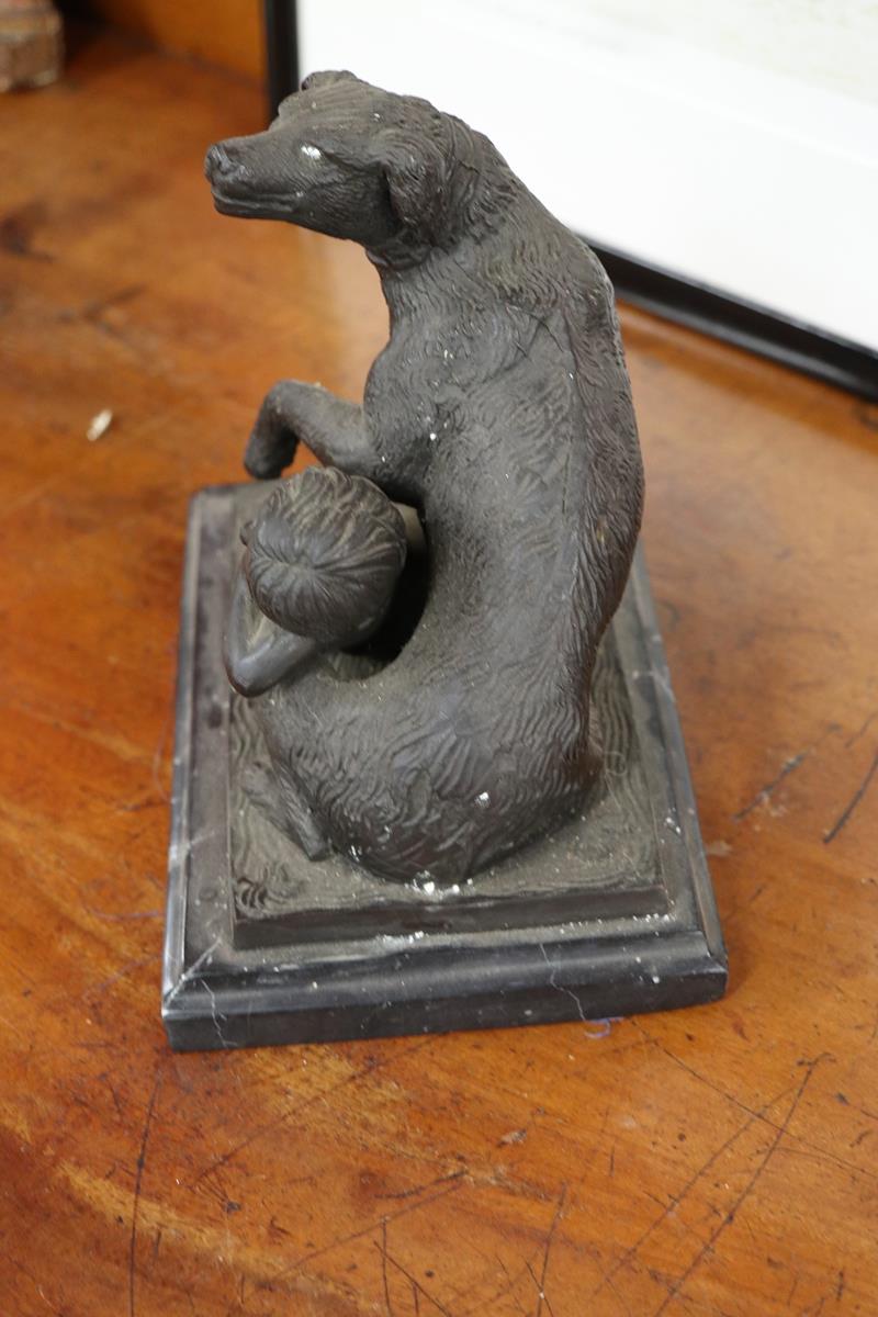 Figure - Child & Dog - Approx H: 23cm - Image 3 of 5