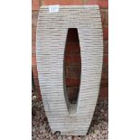 Granite water feature in the style of Barbara Hepworth - Approx H: 70cm