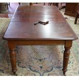 Oak wind-out table - Approx L: 181.5cm x W: 99cm x H: 71cm