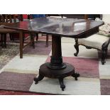 Rosewood fold out tea table - Approx W: 91.5cm x D: 90cm x H: 78cm