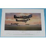 RAF Print - First Light - Battle of Britain July 1940 by Philip West - Artists Proof 20 of 25 -