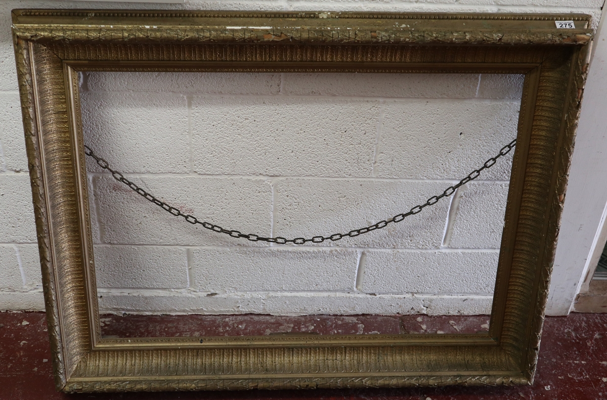 Large antique gilt frame - Approx overall W: 122cm x H: 92cm