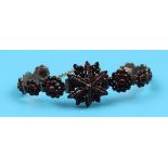 Victorian garnet bracelet