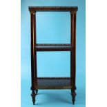 French Empire etagere - Approx H: 76cm
