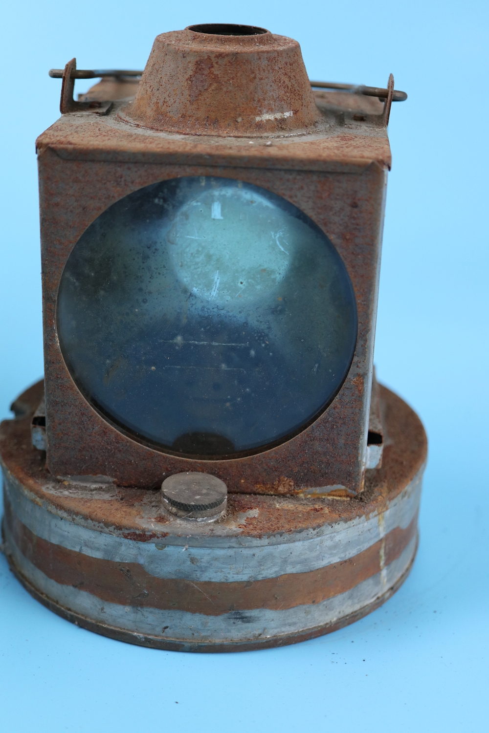 Railway lantern - Approx H: 34.5cm - Image 7 of 7