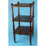 Etagere in the style of Gillows - Approx H: 76cm