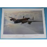 RAF Print - Almost Home by Philip West - Artists proof 14 of 25 signed by the artist, Rusty Waughman