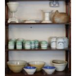 3 shelves of kitchenalia