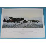 RAF Print - Maximum Effort by Philip West - Artists proof 8 of 25 signed by the artist & various