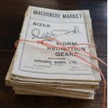 Collection of early magazines - Machinery Market