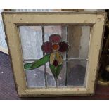 Stained glass window panel