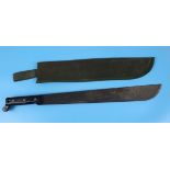 Machete in sheath