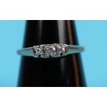 3 stone diamond ring