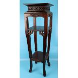 3 tier Oriental plant stand