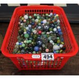 Large basket of marbles