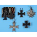 German WWII medals / badges to include iron crosses