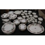 Large collection of Wedgwood Hathaway rose