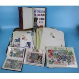 Stamps - All World collection in leather folder