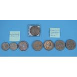 Collection of coins to include 1892 American eagle dollar